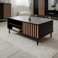 Mesa de Centro Moderna Marina Negro RyR MUEBLES