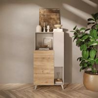 Aparador Corto Moderno García 2 Puertas Capri y Duna RyR MUEBLES