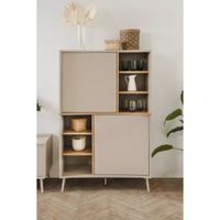 Aparador Alto Moderno Minri 2 Puertas Capri y Duna RyR MUEBLES