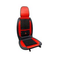 Respaldar Asiento c Lumbar Reforzado Bolitas Pu 3D 139 x 49 cm Auto Camioneta