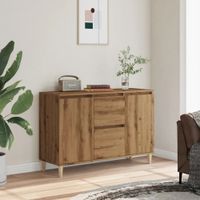Aparador Moderno Rústico Machado Duna 102 cm RyR MUEBLES
