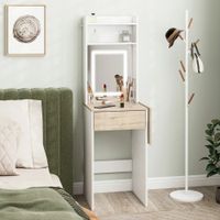 Tocador Compacto Moderno Jazmin Blanco y Duna RyR MUEBLES