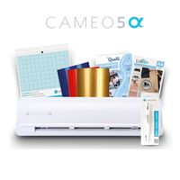 Kit Básico Silhouette Cameo 5 Alpha Blanco y Accesorios