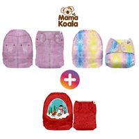 PAÑAL ECOLÓGICO DE TELA PACK X 3 UNIDADES MAMA KOALA SMT10