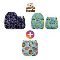 PAÑAL ECOLÓGICO DE TELA PACK X 3 UNIDADES MAMA KOALA SMT09