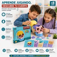 ROMPECABEZAS DIDÁCTICO CRÁNEO HUMANO 17 PIEZAS