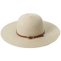 Sombrero Detalle Cuerito para Mujer Color Marrón SINGULAR