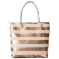 Bolso de Playa Foil para Mujer Color Oro SINGULAR