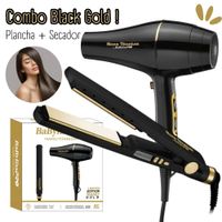 Combo BabylissPro Edicion Ilimitada Plancha Black Gold mas Secador Nano Gold - BNTBGPP43PE