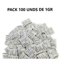 Silica gel pack de 100 sobres de 1gr