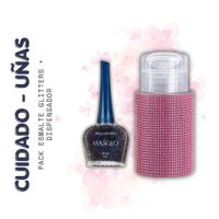 BRILLO ARCOIRIS  PARA UÑAS - MASGLO + DISPENSADOR