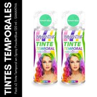 Pack x2 Tinte Temporal en Spray PowderBlue 120 ml - SAMANTHA