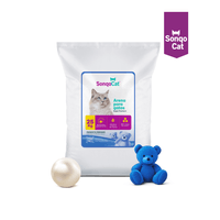 Arena Perlada Super Premium Sonqocat Para Gatos - Aroma bebé - 25kg