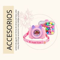 set de accesorio  para el cabello infantil - forma de cámara de fotos