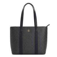 CARTERA TOTE TOMMY HILFIGER NEGRO MONOGRAFIADO