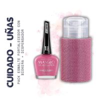PACK ESMALTE FORTIFICADOR MASGLO + DISPENSADOR