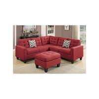 Mueble seccional BRIZA 3 cuerpos 1 banqueta + 2 cojines de regalo