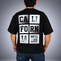 Polo Algodón Hombre Casual California de Yonisters Negro