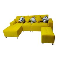 mueble seccional L-cama 3 cuerpos 1 banqueta + 3 cojines de regalo