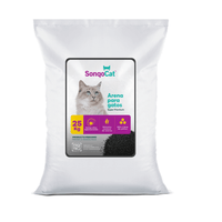 Arena Perlada Super Premium Sonqocat Para Gatos - Carbón - 25kg