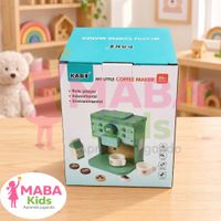 Cafetera de Madera con Accesorios  Juguete Didáctico Infantil