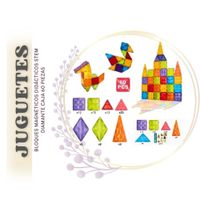 Bloques magnéticos didácticos STEM DIAMANTE -  60 piezas