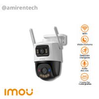 Cámara de Seguridad IMOU Cruiser Dual 2 8MP Doble Lente Wi-Fi Exterior con Audio Bidireccional