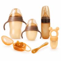 Set de biberones anticólico y accesorios para bebé