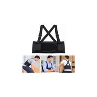 1. Faja Laboral Unisex con Tirantes Ajustables y Refuerzo Lumbar Talla L