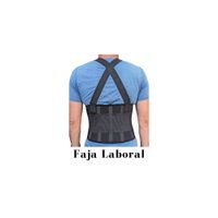 Faja Laboral Lumbar con Tirantes Ajustables Talla S
