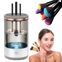 Limpiador de brochas de maquillaje  - un accesorio de belleza.