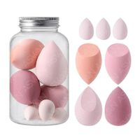 Set de Esponjas Para Maquillaje x7 Piezas Verdes