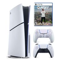 Consola PlayStation 5 Slim Lectora de Discos - Mando Chroma Pearl - FC 27