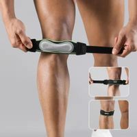Menisquera Banda Rotuliana Ajustable con Almohadilla de Gel Soporte para Rodilla Deportivo