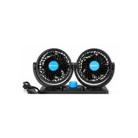 Ventilador Doble para Auto BOSSNEY BS-D5904 12V 2 Ventiladores de 4