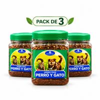 Pack 3 Hierba natural para gatos mejor digestión previene bola pelos