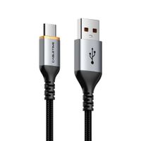 Cable USB-A a USB-C CABLETIME 5A Carga Rápida 1 M QC 4.0-3.0 Trenzado CA40H