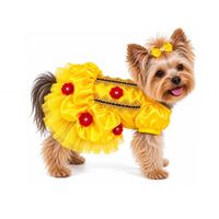 Vestido Disfraz Halloween La Bella Y La Bestia Para Mascotas Perros Y Gatos Talla 4