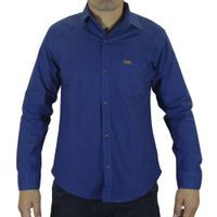 Camisa Drill Hombre - Azul.