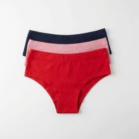 Pack x3 Calzones de Mujer Corte Clásico Algodón Premium