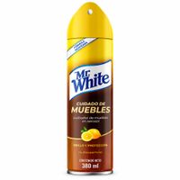 Lustrador de Muebles en Aerosol Mr. White x 380 ml
