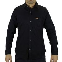 Camisa Drill Hombre - Negro.