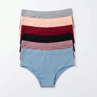 Pack x6 Calzones de Mujer Corte Clásico Algodón Premium Surtido - NUE BY BODY