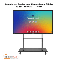 Rack Pedestal Tv Pizarra Interactiva de 55 a 120 Monitor 55a 100 modelo Y810