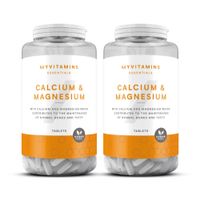 PACK X 02 - Calcio y Magnesio Myprotein - 90 Tabletas