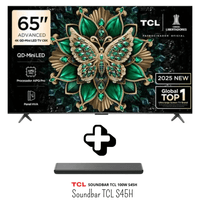 TELEVISOR TCL 65 PULGADAS SMART TV QD MINILED 4K UHD GOOGLE TV 144HZ 65C6K SOUNDBAR TCL