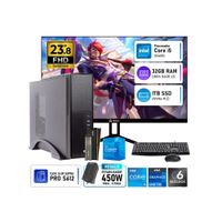 Computadora PC Oficina Intel Core i5 12400 RAM 32GB SSD 1TB Monitor Teros 23.8 Pulgadas 120Hz