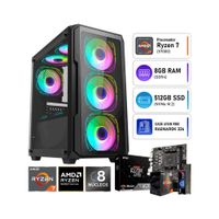 Computadora Gamer Ryzen 7 5700G 8GB RAM SSD 512GB RGB