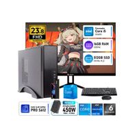 Computadora PC Oficina Intel Core i5 12400 RAM 16GB XPG SSD 512GB Monitor Teros 23.8 Pulgadas 120Hz