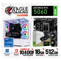 PC GAMER INTEL CORE i5 10400F 16GB DDR4 512GB  SSD NVIDIA GEFORCE RTX 5060 8GB BLANCO